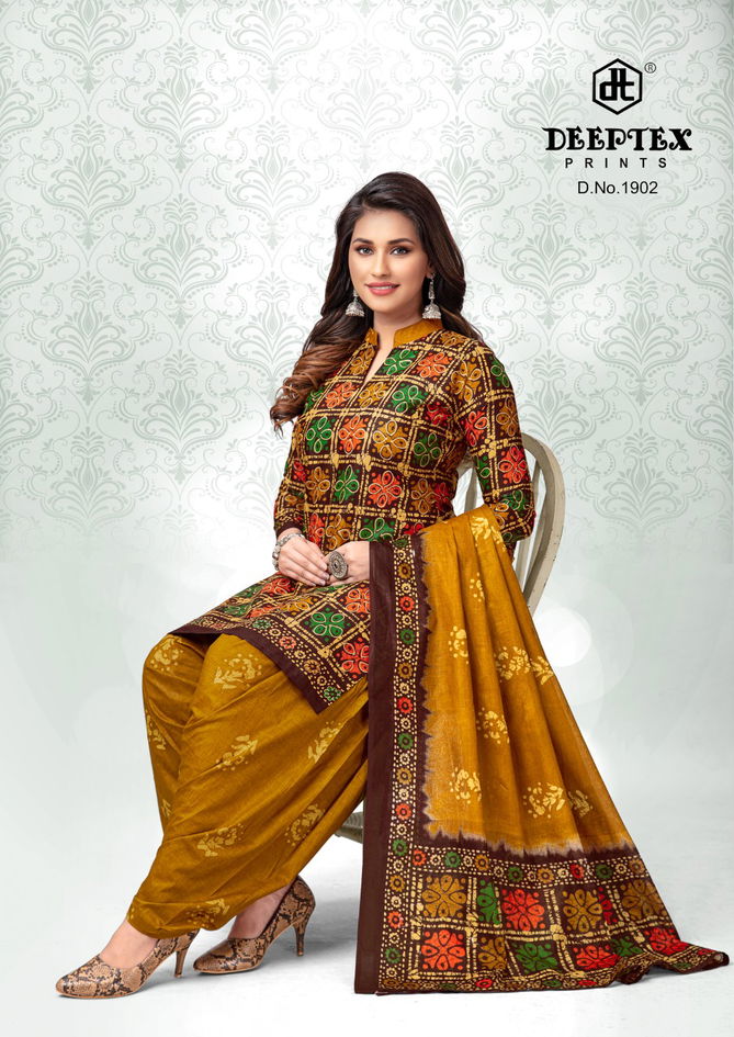 Deeptex Batik Plus Vol 19 Regular Wear Wholesale Cotton Dress Material Catalog
